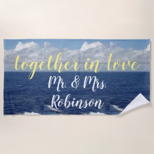 Toalha De Praia Sr. e Sra. Ocean Waves Beach Towel