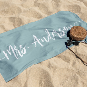 Toalha De Praia Sra. Nova Noiva Casamento Lua de Mel
