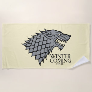 Toalha De Praia Stark Sigil - O Inverno Está Chegando