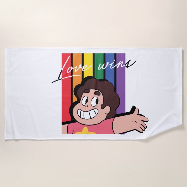 Toalha De Praia Steven Universe - O amor ganha (Frente)
