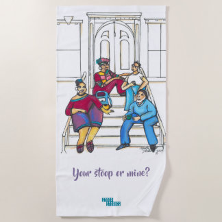 Toalha De Praia Stoop Stories Beach Towel