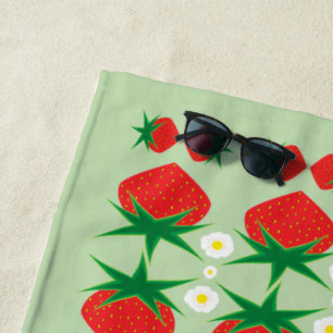 Toalha De Praia Strawberry Beach Towel