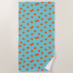 Toalha De Praia Strawberry Pattern