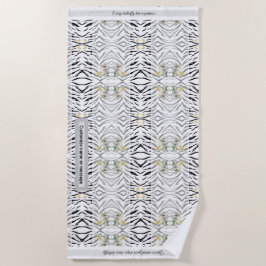 Toalha De Praia Stripes de Tigre de Torre de Praia