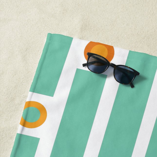 Toalha De Praia Stripes e Círculos (In Situ)
