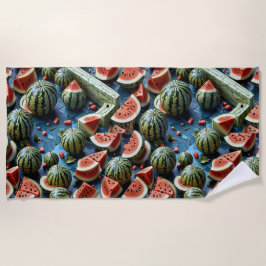 Toalha De Praia Suicy Watermelon Pattern Design 2