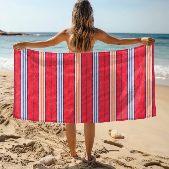 Toalha De Praia Summer Beach Stripes (Criador carregado)