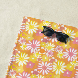 Toalha De Praia Summer Daisies Beach Towel