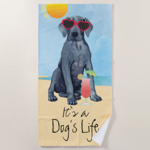 Toalha De Praia Summer Great Dane Beach Towel