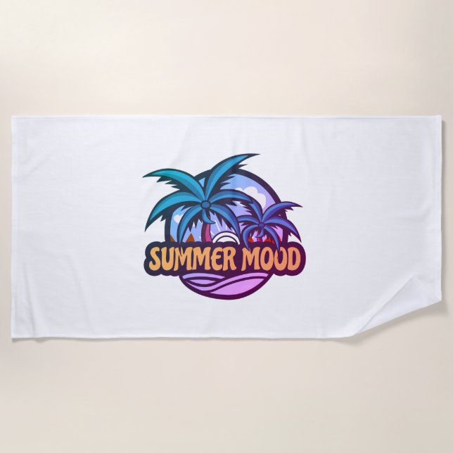 Toalha De Praia Summer Mood (Frente)