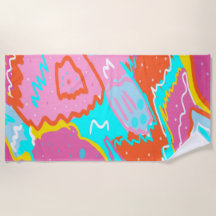 Summer Poolside Vibes Abstrato Impressão