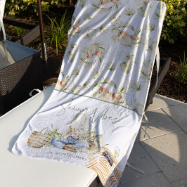 Toalha De Praia Summer Vibes | Boho Bachelorette Weekend