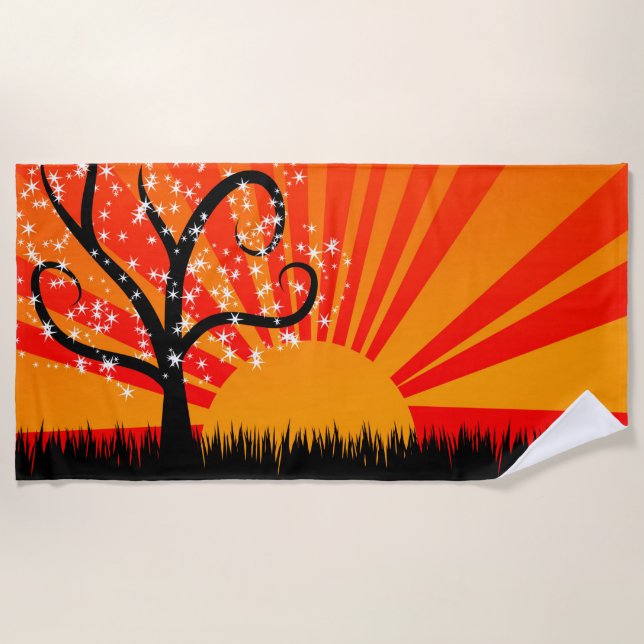 Toalha De Praia Sunburst (Frente)
