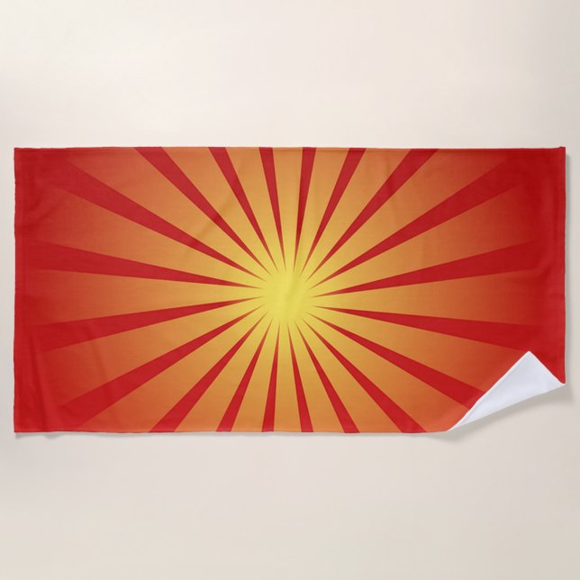 Toalha De Praia Sunburst (Frente)