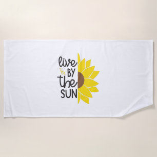 Toalha De Praia Sunflower Lover Ao Vivo Pelo Sol