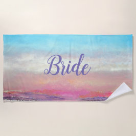 Toalha De Praia Sunset da Praia da Noiva Pastel | Beach Towel