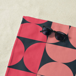 Toalha De Praia Sunset de Verão Moderno do Século médio