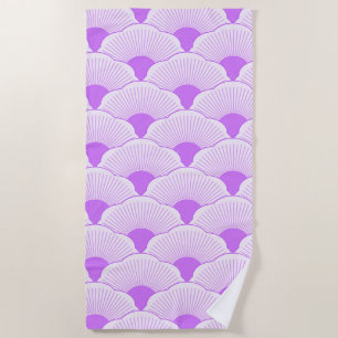 Toalha De Praia Sunset, violeta tonal, textura concreta