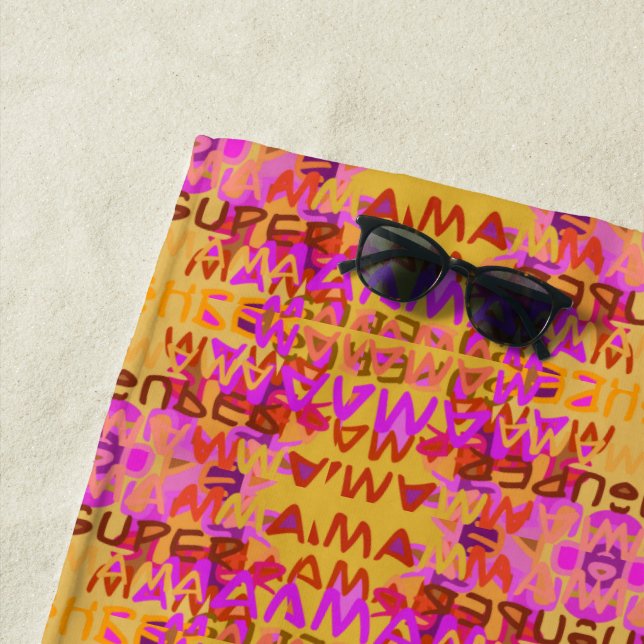 TOALHA DE PRAIA SUPER MAMA (In Situ)