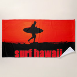 Toalha De Praia surf havaí