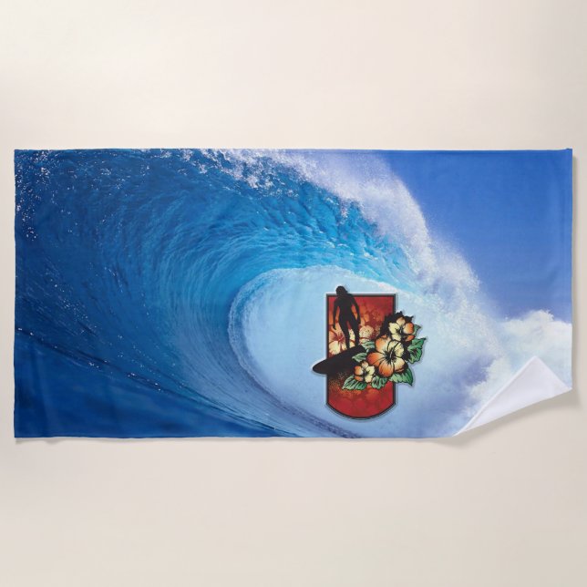 Toalha De Praia Surfing 3 Beach Towel (Frente)