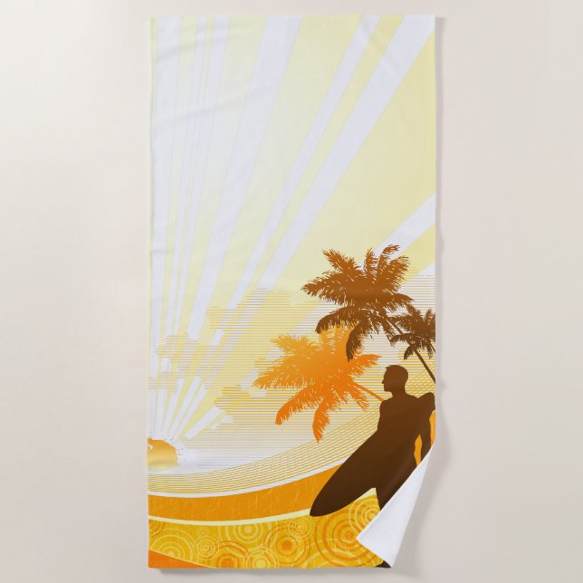 Toalha De Praia Surfing 7 Beach Towel (Frente)