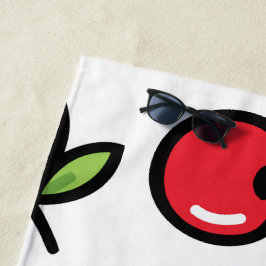 Toalha De Praia Sweet Cherry Beach Towel"