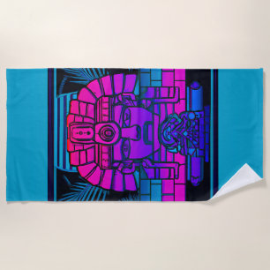 Toalha De Praia Synthwave Pharaoh
