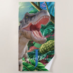 Toalha De Praia T Rex Filhos Jurássicos