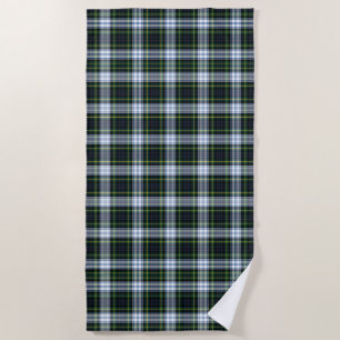 Toalha De Praia Tartan Clan Gordon Xadrez Purple Green Checkered