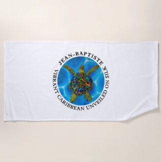 Toalha De Praia Tartaruga do Mar Arco-íris