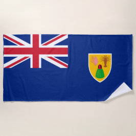 Toalha De Praia Território Britânico Turks & Caicos Flag Towel