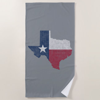 Toalha De Praia Texas Lone Star Vintage Austin Dallas Houston