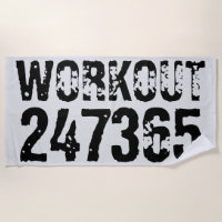 Texto vestido e arranhado Workout 247365 preto