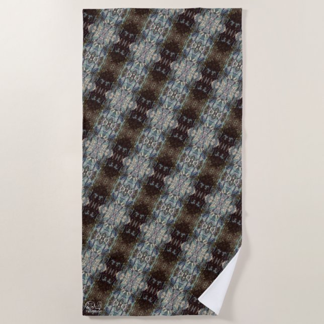 Toalha De Praia Textura #17 de la obra Maritimo (Frente)