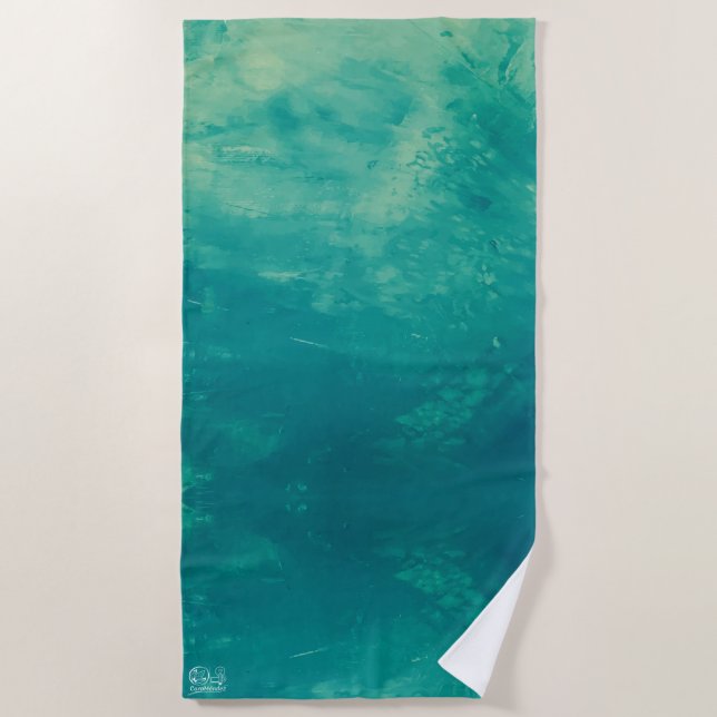 Toalha De Praia Textura #24 de la obra Nuit (Frente)