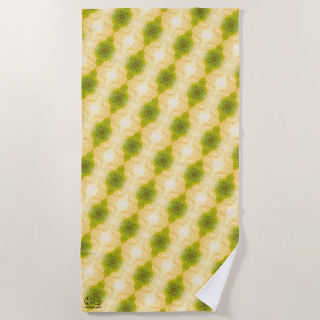 Toalha De Praia Textura #25 de la obra Nuit (Frente)