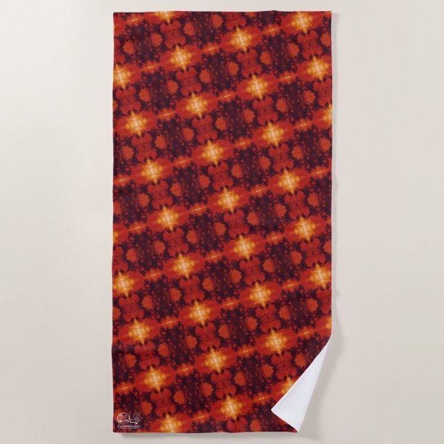 Toalha De Praia Textura #60 de la obra Nuit (Frente)