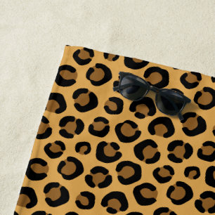 Toalha De Praia Textura de Cartoon Animal