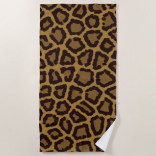 Toalha De Praia Textura de Leopard