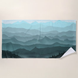 Toalha De Praia The blue valley