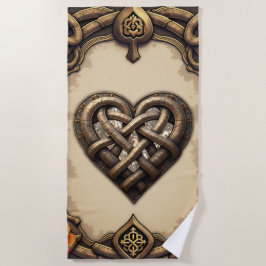 Toalha De Praia The heartbeat of the ancient gods: 