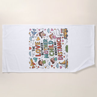 Toalha De Praia The Love Between Mother And Child