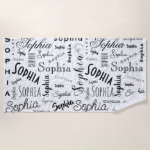 Tipografia Sophia Preto e Branco