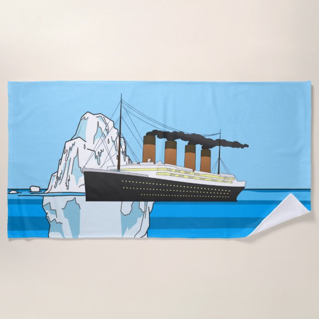 Toalha De Praia Titanic (Frente)