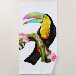 Toalha De Praia Toco Toucan Bird Beach Towel