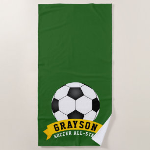 Toalha De Praia Todas as estrelas do futebol