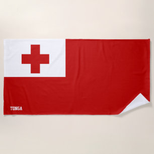 Toalha De Praia Tonga Flag Splendid Patriotic