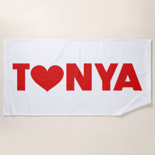 Toalha De Praia Tonya Love