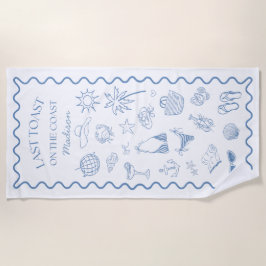 Toalha De Praia Torrada Final Caprichosa na Costa Azul